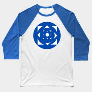 Circle & Square Mandala Baseball T-Shirt